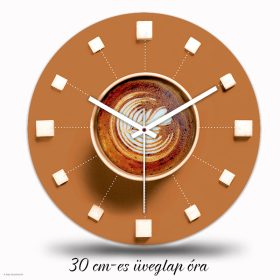 Kávés barna falióra