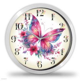 Lepkés falióra – klasszikus – pasztell