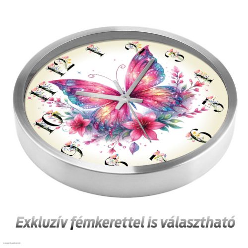 Lepkés falióra – klasszikus – pasztell