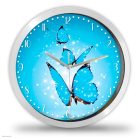 Kék lepke falióra – illusztrált