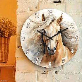 Barna lovas falióra – grafikus