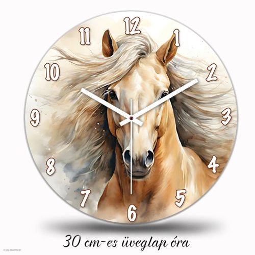 Barna lovas falióra – grafikus