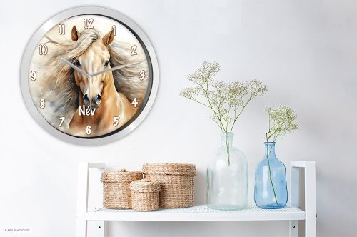 Barna lovas falióra – grafikus