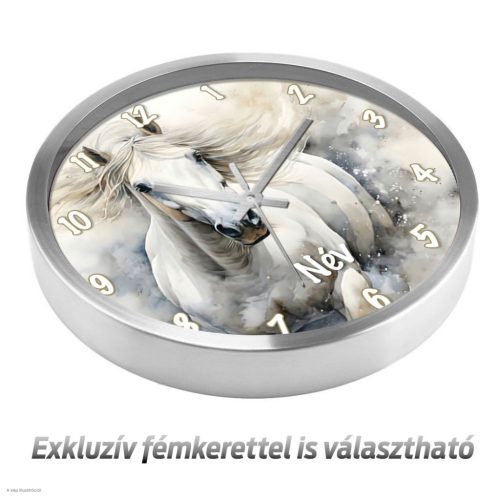 Fehér lovas falióra – modern