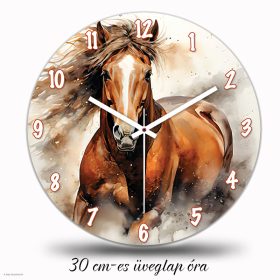 Barna lovas falióra – illusztrált