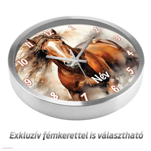 Barna lovas falióra – illusztrált