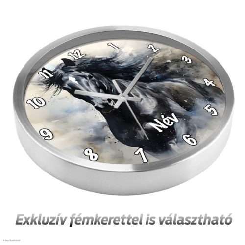 Fekete lovas falióra