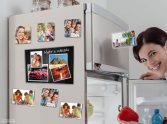 Fényképes hűtőmágnes 4 képpel – extra nagy (A/5, A/4)