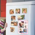 Fényképes hűtőmágnes 4 képpel – extra nagy (A5, A4)