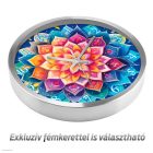 Mandala falióra – Színes virágmintás design