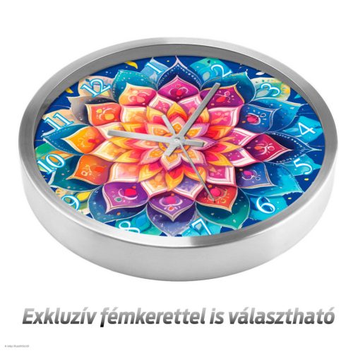 Mandala falióra – Színes virágmintás design