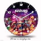 Minecraft falióra – szines