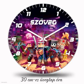 Minecraft falióra – szines