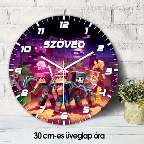 Minecraft falióra – szines