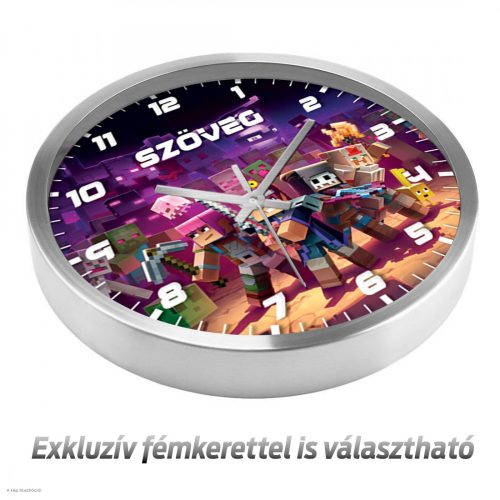 Minecraft falióra – szines