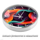 Modern Hullámok – Színes absztrakt falióra