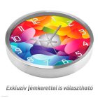 Színáramlás – Modern absztrakt falióra