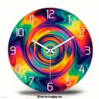 Színörvény – Absztrakt művészi falióra