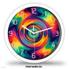 Színörvény – Absztrakt művészi falióra