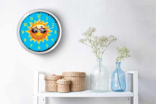 Smiley fej falióra – minimal