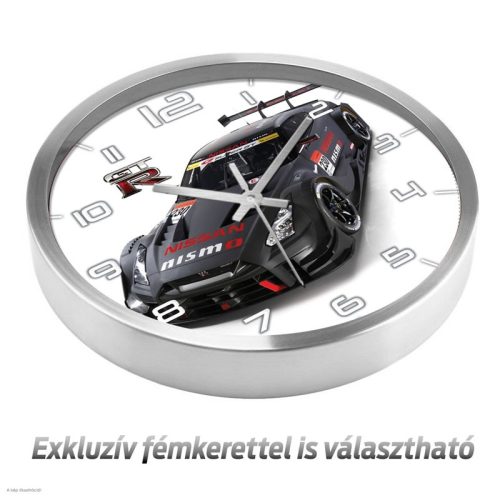 Nissan GTR 35 autós falióra – fekete-fehér