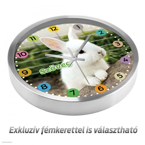 Nyuszis falióra – vintage