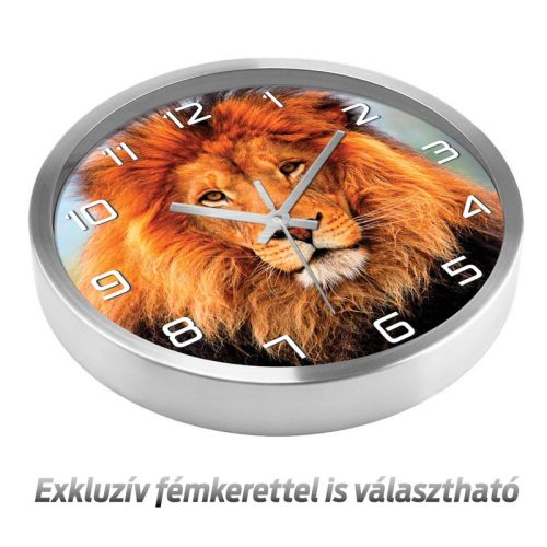 Oroszlános falióra – minimal