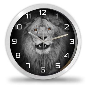 Oroszlános falióra – részletgazdag