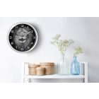 Oroszlános falióra – részletgazdag