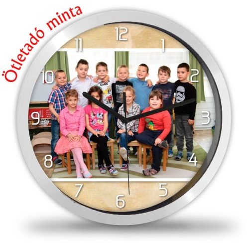 Csoportképes ballagási falióra