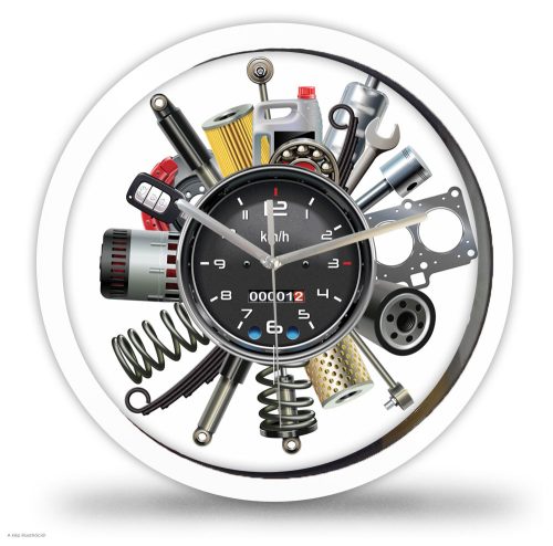 Autószerelő falióra