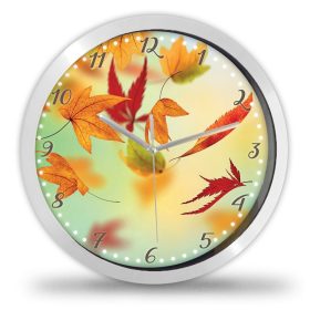 Falióra szines-falevelek mintával Falióra szines-falevelek mintával