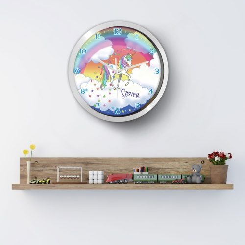 Unikornis falióra – fekete-fehér – pasztell