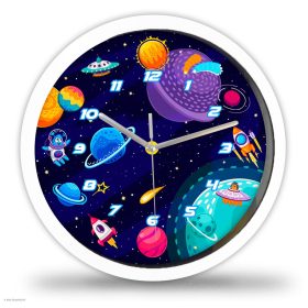   Gyerek falióra – Űrhajós és bolygók, névvel kérhető, csendes