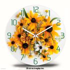 Sárga virágos falióra