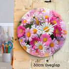 Rózsaszín margaréta falióra