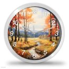 Virágos táj falióra – minimal